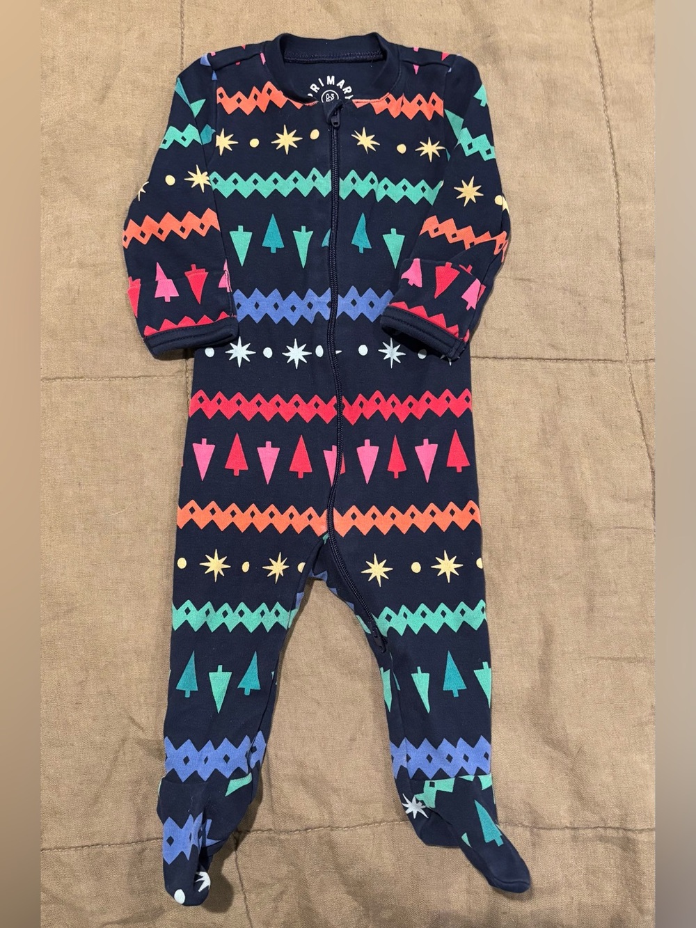 Primary Holiday Sleeper 0-3m
